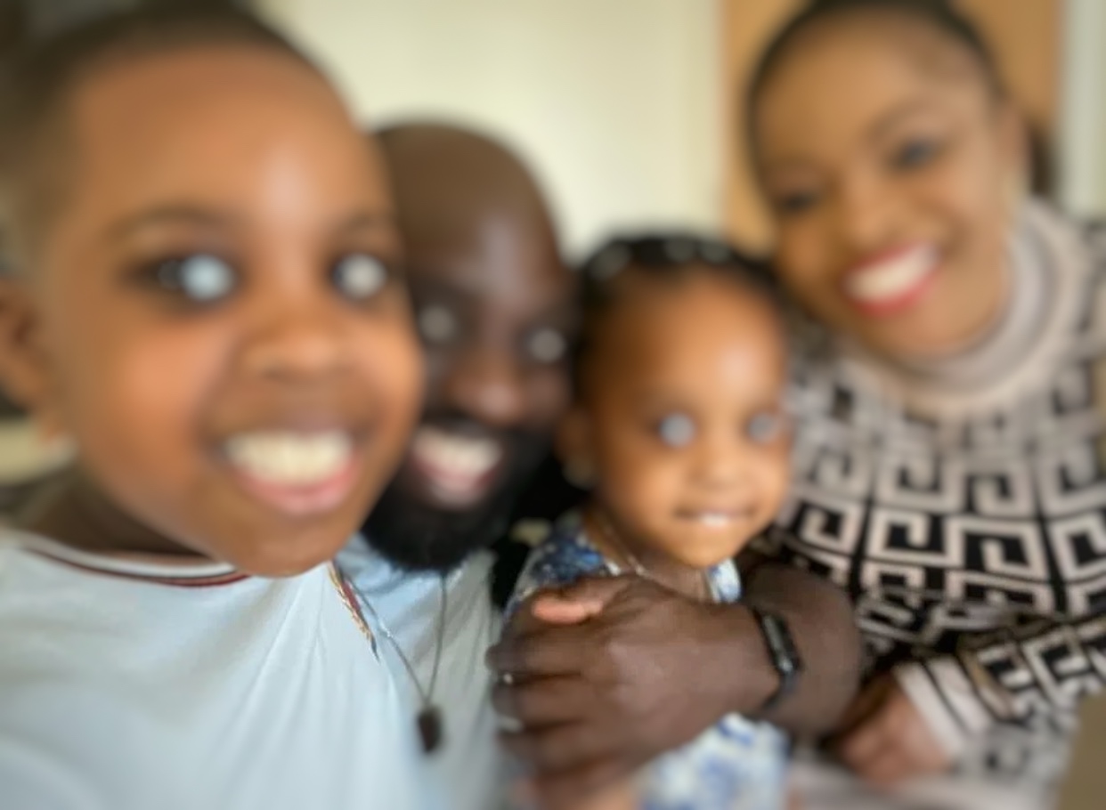Tunde and his family — whole